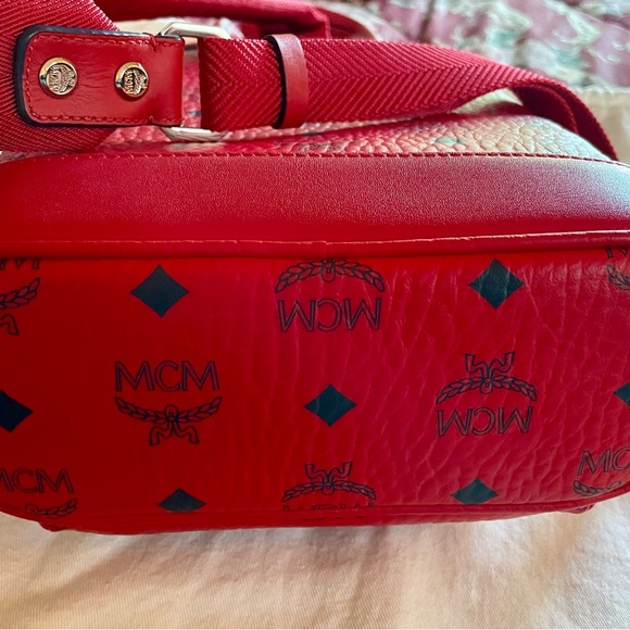 MCM Red Backpack - Picture 4 of 6